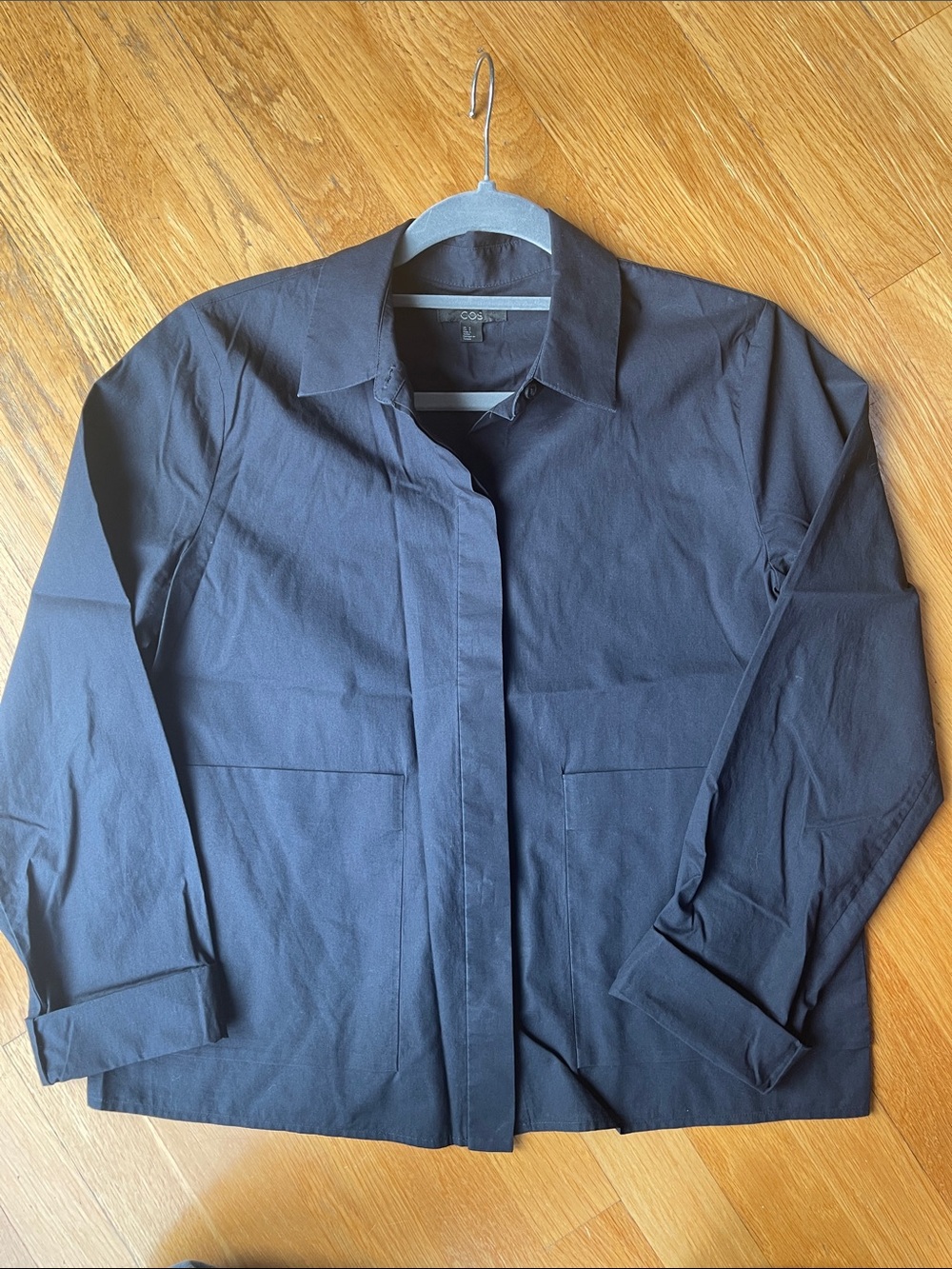 Black Women’s Button-Front shirt/Jacket